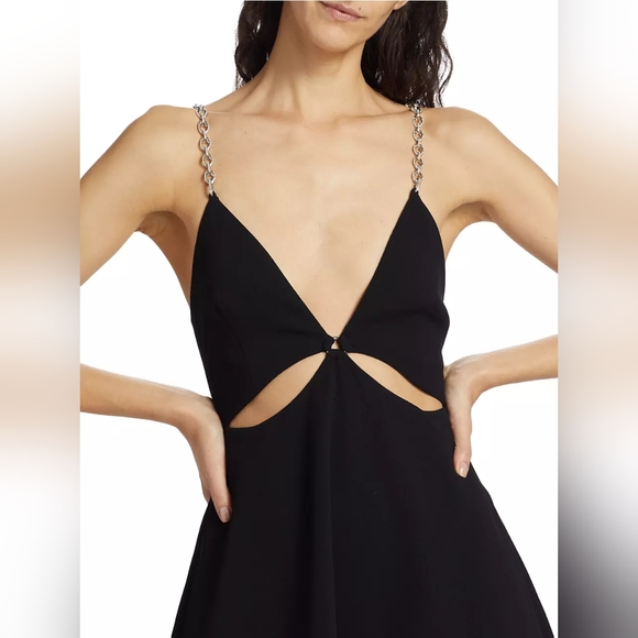 6. NWT JONATHAN SIMKHAI ELLIS CUT OUT MINI DRESS - Picture 4 of 9